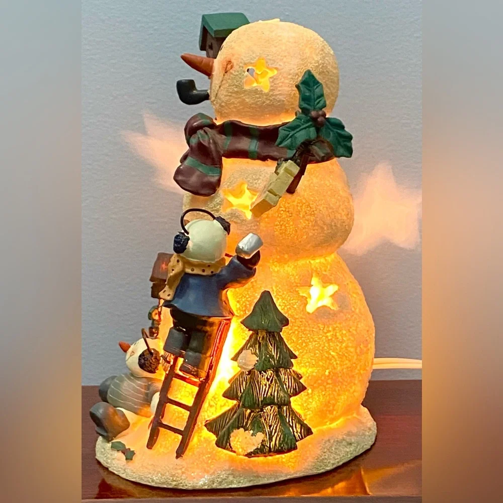 CMI Henton Christmas Snowman And Friends Welcome Light Up Display
